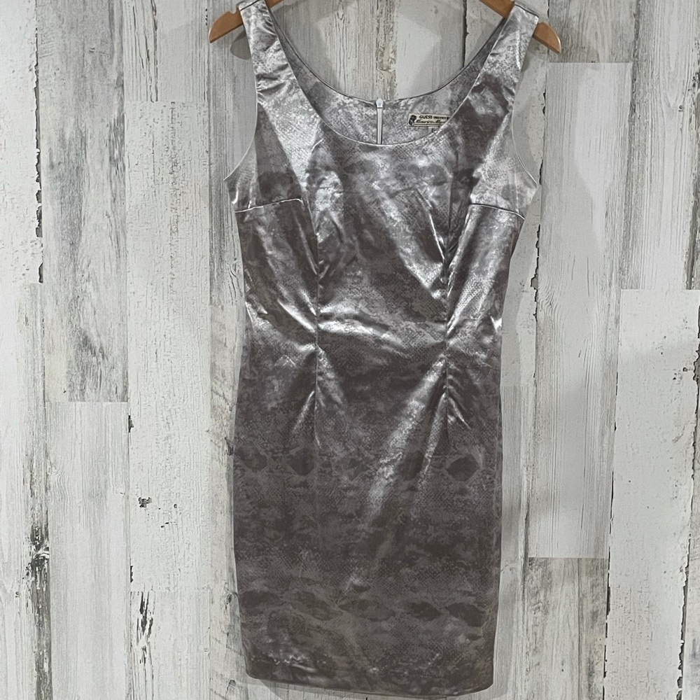 Guess by Marciano Silver Mini Dress